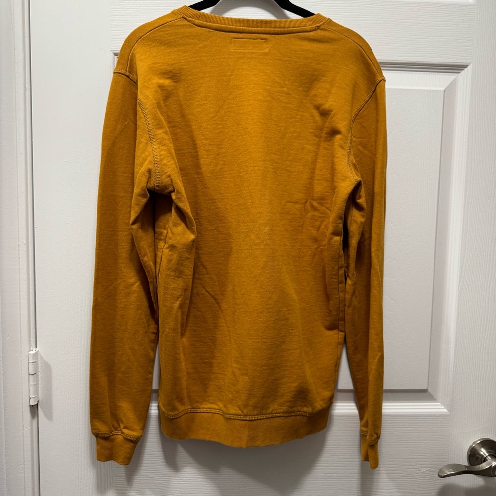 København Solid Golden Brown Crewneck Sweater Size Small - Picture 6 of 7